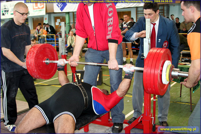 Marek Markwat wyciska 250 kg